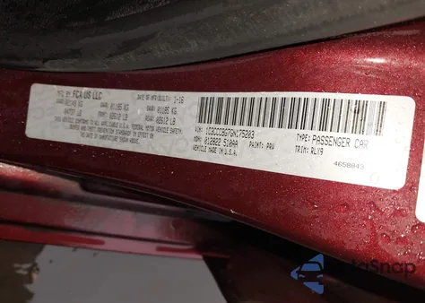 2016 Chrysler 200 S from USA, damaged, VIN 1C3CCCBG7GN175203